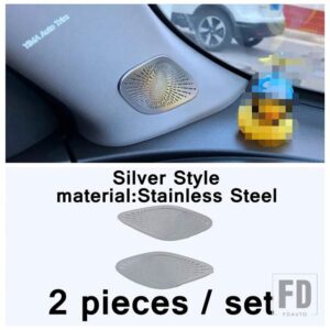 シボレー オートピラーA / インストルメントオーディオスピーカーツイーターカバートリムブラック＆スタイルアクセサリーマリブ2016-2020用 - model 2
