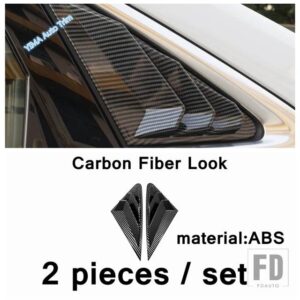 アウディ 自動車用 サイドベントウィンドウスクープルーバー/リアフォグランプデコレーションパネルカバートリムABSアクセサリー A3 8Y SEDAN - Model B