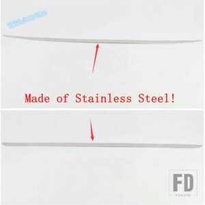 アウディ カーアクセサリー リアテールドアストリップ テールゲート トランクトリムカバー 外装パーツ ステンレス装飾 Q3 2019-2022用 - 2 Piece