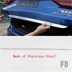 アウディ カーアクセサリー リアテールドアストリップ テールゲート トランクトリムカバー 外装パーツ ステンレス装飾 Q3 2019-2022用 - Model C