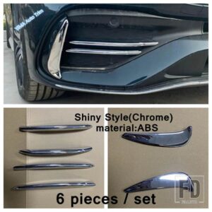 メルセデスベンツ Cクラス W206 C200 C260 C300 セダン 2022 2023 2024用 リアフォグランプシェード / フロントフォグランプストライプカバート - Model E