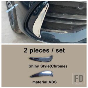 メルセデスベンツ Cクラス W206 C200 C260 C300 セダン 2022 2023 2024用 リアフォグランプシェード / フロントフォグランプストライプカバート - Model D