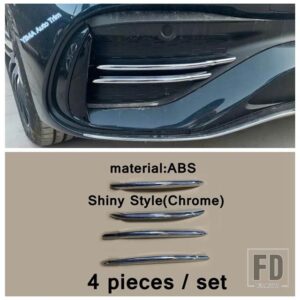 メルセデスベンツ Cクラス W206 C200 C260 C300 セダン 2022 2023 2024用 リアフォグランプシェード / フロントフォグランプストライプカバート - Model C