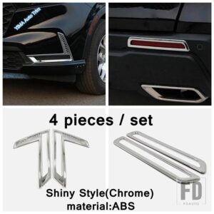 ホンダ フロントバンパーフォグランプシェード/フレームリアフォグランプベゼルカバートリム CR-V CRV 2023 2024用車外装アクセサリー - Model G