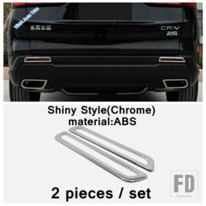 ホンダ フロントバンパーフォグランプシェード/フレームリアフォグランプベゼルカバートリム CR-V CRV 2023 2024用車外装アクセサリー - Model A