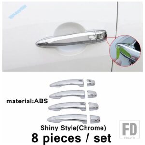 日産 ABS製オートバックミラー/フォグランプ/ドアハンドルカバートリム セントラ/シルフィ 2020-2024 外装アクセサリー - model 4