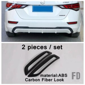 日産 ABS製オートバックミラー/フォグランプ/ドアハンドルカバートリム セントラ/シルフィ 2020-2024 外装アクセサリー - model 9