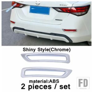 日産 ABS製オートバックミラー/フォグランプ/ドアハンドルカバートリム セントラ/シルフィ 2020-2024 外装アクセサリー - model 6