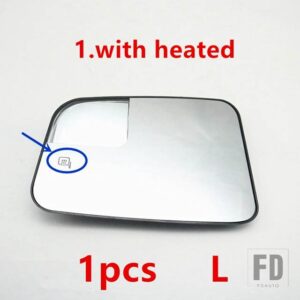 フォード エッジ 2011-14 バックミラーレンズ リアビュー ブラインドスポットモニタリングガラス - Heated Lens L