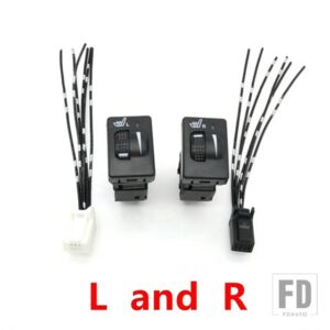 トヨタ カムリ V50 レイツ ハイランダー ランドクルーザー プラド LC150用 カーシートヒーターコントロールスイッチボタン - L and R