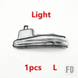 トヨタ ハイランダー 2021-24用 バックミラーカバーガラスレンズフレームベースキャップウィンカーライトランプ 1個 - Light Left