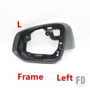 トヨタ ハイランダー 2021-24用 バックミラーカバーガラスレンズフレームベースキャップウィンカーライトランプ 1個 - Frame Left