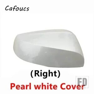 トヨタ ハイランダー 2021-24用 バックミラーカバーガラスレンズフレームベースキャップウィンカーライトランプ 1個 - Pearl white Right