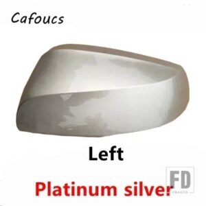 トヨタ ハイランダー 2021-24用 バックミラーカバーガラスレンズフレームベースキャップウィンカーライトランプ 1個 - silver left