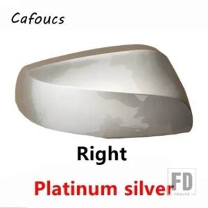 トヨタ ハイランダー 2021-24用 バックミラーカバーガラスレンズフレームベースキャップウィンカーライトランプ 1個 - silver right