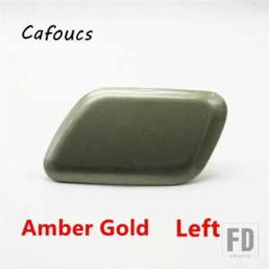 フォード フロントヘッドライトウォッシャースプレージェットノズルカバーキャップ クーガ 2012-16用 - Gold left