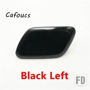フォード フロントヘッドライトウォッシャースプレージェットノズルカバーキャップ クーガ 2012-16用 - Black Left
