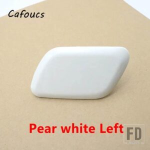 フォード フロントヘッドライトウォッシャースプレージェットノズルカバーキャップ クーガ 2012-16用 - Pearl white Left