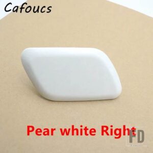 フォード フロントヘッドライトウォッシャースプレージェットノズルカバーキャップ クーガ 2012-16用 - Pearl white Right