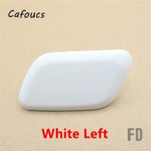 フォード フロントヘッドライトウォッシャースプレージェットノズルカバーキャップ クーガ 2012-16用 - White Left