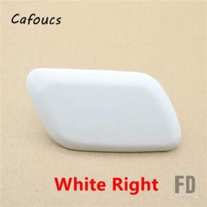 フォード フロントヘッドライトウォッシャースプレージェットノズルカバーキャップ クーガ 2012-16用 - White Right