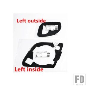 自動車用 リアバンパー ヘッドライト テールライト ランプ シーリングシール ガスケット マツダ 3 セダン BK 2004-08用 - left
