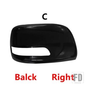 トヨタ ランドクルーザー 200 LC200 プラド LC150 FJ150 2012-2018用 オートバックミラーカバーレンズ ウィンカーライトフレーム アンダーキャ - C black RH
