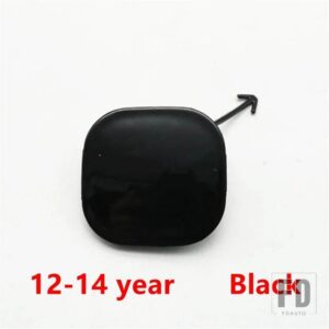 トヨタ カムリ 2006-10-2014 フロントバンパー 牽引フックカバー トレーラーキャップ - 12-14 Black