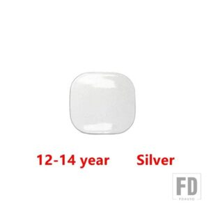 トヨタ カムリ 2006-10-2014 フロントバンパー 牽引フックカバー トレーラーキャップ - 12-14 Silver