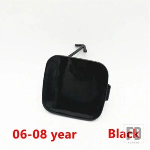 トヨタ カムリ 2006-10-2014 フロントバンパー 牽引フックカバー トレーラーキャップ - 06-08 Black
