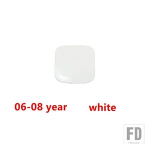 トヨタ カムリ 2006-10-2014 フロントバンパー 牽引フックカバー トレーラーキャップ - 06-08 white