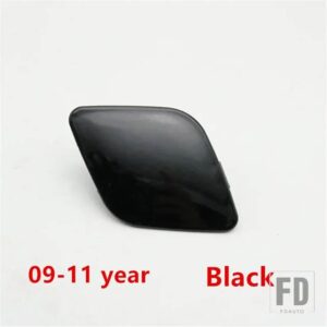 トヨタ カムリ 2006-10-2014 フロントバンパー 牽引フックカバー トレーラーキャップ - 09-11 Black