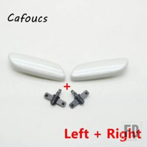 ヘッドライト ヘッドランプ ヘッドライト ランプ ウォッシャー ノズル アクチュエーター カバー キャップ LEXUS IS250 IS300 IS350 2006 2007 - white L and R 2pcs