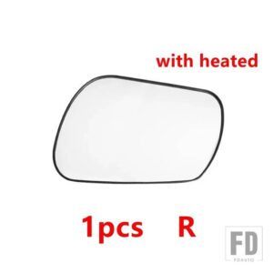 マツダ 自動車用 バックミラーカバーフレーム ガラスレンズ 3 BK M3 2003-09用 - 1pcs Lens heated R