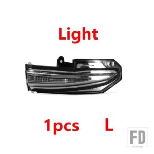 トヨタ サイド リアビューミラーカバー ウィンカーライト ヒーター付きレンズ RAV4 2013-19用 - 1pcs Light Left