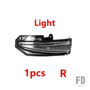 トヨタ サイド リアビューミラーカバー ウィンカーライト ヒーター付きレンズ RAV4 2013-19用 - 1pcs Light Right