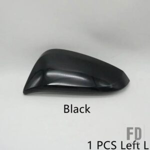 トヨタ サイド リアビューミラーカバー ウィンカーライト ヒーター付きレンズ RAV4 2013-19用 - 1 PCS Left L Black