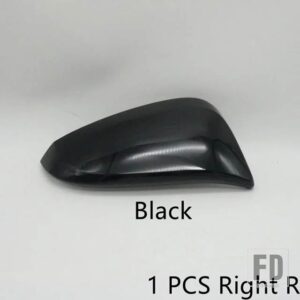 トヨタ サイド リアビューミラーカバー ウィンカーライト ヒーター付きレンズ RAV4 2013-19用 - 1 PCS Right R Black