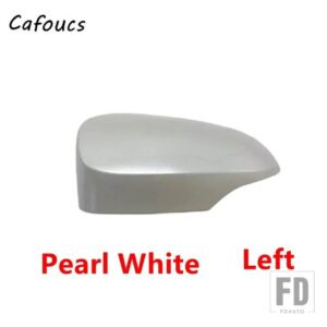 トヨタ カムリ XV50 7代目 2012-17年式用 サイドバックミラーカバーベースキャップ - 1pcs pearl white L