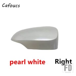 トヨタ カムリ XV50 7代目 2012-17年式用 サイドバックミラーカバーベースキャップ - 1pcs pearl white R