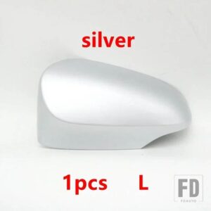 トヨタ カムリ XV50 7代目 2012-17年式用 サイドバックミラーカバーベースキャップ - 1pcs silver left