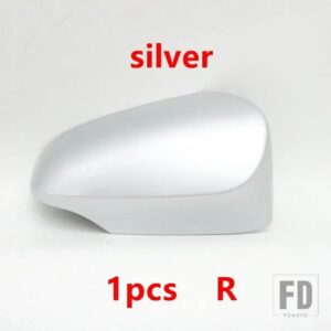 トヨタ カムリ XV50 7代目 2012-17年式用 サイドバックミラーカバーベースキャップ - 1pcs silver right