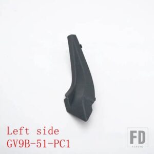 マツダ 6 アテンザ 2013-19用 フロントガラスフェンダーグリルドレンパネルモールディングカバー - 1pcs left side