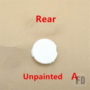 未塗装 フロント/リアバンパー 牽引フック アイカバーキャップ SMART FORTWO 453 2016 2017 2018 に適合 - Rear cap unpaint A