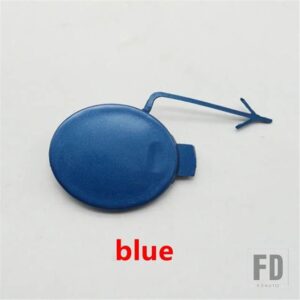 シボレー アベオ 2011-14 フロントバンパー 牽引フック カバー キャップ - Blue
