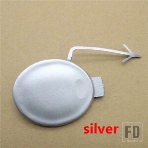 シボレー アベオ 2011-14 フロントバンパー 牽引フック カバー キャップ - Silver
