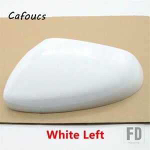 リバースミラーアセンブリカバー/ウィンカー/ランプリアビューレンズフレーム SAIC MG ZS RX3 2017-2021用 - white cover left