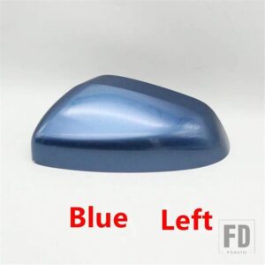 リバースミラーアセンブリカバー/ウィンカー/ランプリアビューレンズフレーム SAIC MG ZS RX3 2017-2021用 - blue cover left