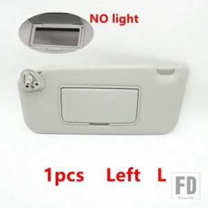 自動車用 サンバイザー フロントサイドサンシェードシールドカバー オートサンバイザー JAC REFINE S3 2014-2021 5702300U2260 5702400U2260 - 1pcs Left no light