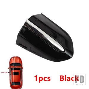 フォード フロント左外装ドアハンドルロックカバー スモールキャップ モンデオ MK5 2013-2019 エッジ MK2 2018 2019 トーラス 2015-2020用 - 1pcs black